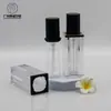Botella de plástico transparente de alta gama de 30 ml para base de maquillaje, delineador acrílico reemplazable, subbotella cosmética