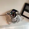 Bolsa de Mensageiro de Grande Capacidade para Viagem, Bolsa de Cosméticos da Moda para Viagens de Curta Distância, Mala de Bagagem, Bolsa Esportiva para Fitness com Separação de Seco e Molhado, Tendência