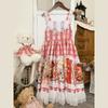 Vestido JSK Original Oso Sello Lolita Lindo Dulce Chica Lolita Tirantes Falda Abullonada para Mujer