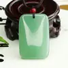 Colgante de Aventurina Aiyu Collar Amuleto de Aventurina Verde Fábrica de Jade Venta al por Mayor Dropshipping S3092306