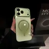 Adecuado para iPhone 17 Pro Max Funda Magnética con Brillo, Apple 16 Gradiente Acabado de Alta Gama, 15 Funda Protectora Anti-Caídas