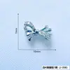 Acessórios para Unhas Estilo Fada Cor Prata, Arte de Unha Borboleta Cheia de Diamantes Estilo Fada, Decorações de Diamante para Unhas Usáveis, Exportação no Atacado