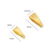 Hebilla de semilla de melón de hierro hebilla de garra colgante hebilla de horquilla hebilla de boca torcida hebilla de semilla de melón hebilla colgante hebilla colgante de collar material de accesorios para joyería DIY
