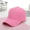 Chapéus Personalizados para Primavera e Verão, Bonés de Beisebol Unisex com Fita Mágica, Bonés de Beisebol Lisos para Uso Externo, Atacado Transfronteiriço, Cor Sólida Esportiva