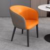 Silla de comedor ligera y de lujo para el hogar, de alta gama, para apartamentos pequeños, sala de estar, hotel, con respaldo y reposabrazos, para restaurante, informal.