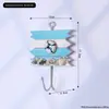 Gancho Decorativo de Âncora de Barco Mediterrâneo Gancho para Sala de Estar Entrada Quarto Infantil Loja de Roupas Gancho para Casaco Gancho de Parede Oceânico