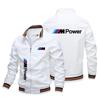 Jaqueta Esportiva Masculina Fina com Estampa de Carro de Corrida Cavalo Casual Solta Tamanho Grande Conjunto de Baseball Moletom Personalizado da Moda Versátil