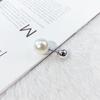 Broche Hebilla Antiexposición Cintura Ceñida Coreana Pin para Mujer Corsage Recto Hebilla para Cárdigan Hebilla de Pin Doble Cabeza Perla Múltiples Estilos