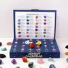 Caja Ciega de Muestra de Mineral de Piedra Cruda de Cristal Natural Transfronteriza Set Regalo de Navidad para Niños Decoraciones Venta al por Mayor