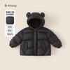 Roupas Infantis Youbao Inverno Novo Jaqueta Preta com Capuz Jaqueta de Penas Infantil Top Quente Três Provas Jaqueta de Penas para Meninos