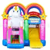 Nuevo Conjunto de Tobogán Inflable Transfronterizo, Trampolín Inflable para Niños, Castillo Inflable para Exteriores, Mini Trampolín de Parque Infantil