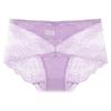 Fábrica de Origen Ropa Interior Sexy de Encaje para Mujer Pantalones Cortos Transparentes Finos de Cintura Media para Mujer Calzones de Algodón Puro en la Entrepierna