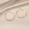Pendientes de Perla de Nuevo Estilo, Lujo Ligero y Sensación de Alta Gama, Pendientes para Vacaciones al por Mayor, Clips para Orejas Sencillos, Pendientes de Aro, Joyería para Orejas Circulares, Pendientes