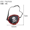 Sombrero Pirata del Caribe para Halloween Cabeza de Calavera con Máscara de Ojo Rosa Cebolla Accesorios de Lentejuelas Sombrero de Fantasma Diadema Traje
