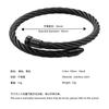 Pulsera de acero inoxidable para uñas transfronteriza para mujer, acero de titanio, acero inoxidable chapado en oro, alta calidad, cable trenzado retorcido, venta al por mayor