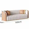Conjunto Simples e Luxuoso de Sofá Individual e Mesa de Centro para Lazer, Recepção de Hotel, Escritório de Vendas, Mesa e Cadeiras de Reunião, Recepção de Salão de Beleza