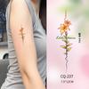 Adesivos de Tatuagem Românticos em Inglês, Pequenos, Frescos e Coloridos para Mulheres, À Prova d'Água, Duradouros, Flores Lindas, Braços e Pulsos com Aparência Elegante, Laváveis