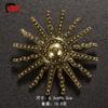 Broche Estilo Japonés para Mujer, Único y Lujoso, Pin de Alta Gama, Elegante Broche para Cuello de Traje de Suéter, Pin Fijador para Cuello en V