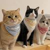 Lenço Triangular Pet Transfronteiriço Personalizado Suprimentos para Animais de Estimação Amazon Babador para Cão e Gato Toalha de Saliva Algodão Poliéster Opcional