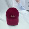 Gorra de béisbol suave con bordado de letras para mujer, de otoño, moderna, combinable con todo, ideal para viajes en pareja, con protección solar