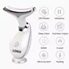 Nuevo Instrumento de Belleza para el Cuello, Masajeador Vibratorio para el Hogar, Instrumento de Introducción de Belleza Calentado, Instrumento V-Face para Levantar y Tensar Cuello