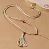Corda original de couro de vaca feita à mão para homens e mulheres, adequada para correntes de suéter, cordão simples para colar de jade com pingente e cordão para pendurar contas