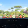 Fofa Garota Rica Ornamentos Criativos para Carro Decorações para Console Central e Painel de Carros Elétricos para Meninas Pequenos Ornamentos