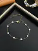 Exportación Europea y Americana Francés Lujo Accesible Concha Natural Acero Inoxidable Pulsera Adornos de Mano Sin Decoloración Diseño Original Pulsera de Nicho