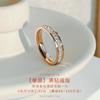 Anillo Gympani 925 para Mujer Diseño Nicho Anillo para Pareja Anillo Lleno de Diamantes Anillo para Mujer Estilo Frío de Moda ins Anillo para Comer