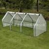 Cubierta de invernadero de jardín cubierta de PVC transparente sombrilla para plantas suculentas invernadero soporte para flores casa de flores Casa de Flores