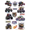 Nuevo Lindo Dibujo Animado Infantil Serie Bicicleta Grande Set Coche Fiesta Divertida Dibujo Animado Tatuaje Infantil
