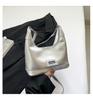 Corea del Sur Ins Moda Trendy Bolso Dumpling de Mano 2025 Nuevo Retro Simple Bolso de Hombro Todo Combinable Bolso Cruzado para Mujer