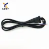 Cable de alimentación YL directo de fábrica Acline de 28 núcleos de 1.5 m con dos clavijas planas, núcleo de cobre negro en stock, terminal de estaño