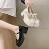 Zapatos Mary Jane Poco Profundos Versátiles Estilo Princesa Otoño para Mujer 2026 Nuevos Zapatos de Cuero Dulce de Moda con Hebilla que Aumentan la Altura