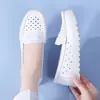Verano Nuevo Estilo Zapatos de Enfermera para Mujer Suela Suave Transpirables Huecos Casuales No Cansan los Pies Cómodos Ligeros Suela Gruesa Zapatos Médicos para el Trabajo