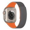 Correa de Reloj Magnética Suave con Patrón de Lichi Adecuada para Apple 9ª y 10ª Generación iWatch S11 Ultra Pulsera Magnética de Silicona Bicolor