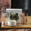 Tazón de Matcha de Cerámica Japonesa Transfronterizo, Utensilios para Preparar Té de la Dinastía Song, Juego de Batidores de Té de 100 Piezas, Caja de Regalo para Ceremonia de Té