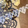 Em estoque Novo Lolita Bordado Solúvel Em Água Lace Leite Seda Único Lado Flor Onda Lace Lace Código De Barras
