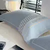 Un Par de Fundas de Almohada de Gasa de Algodón, Fundas de Almohada de Lujo Ligero y Gama Alta, Fundas de Almohada de Algodón para Adultos Anti-Grasa de Cabeza para Hombres