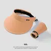 Sombrero de Protección Solar para Mujer 2023 Nuevo Verano Ala Ancha Anti-UV Sombrero de Sol Cubre Rostro Parte Superior Vacía Sombrero de Paja