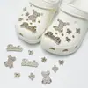 Amuletos para Zapatos Croc, Accesorios para Mujer, Clips para Zapatos DIY, Decoraciones 3D con Pedrería, Clips Desmontables, Estilo de Moda de Influencers
