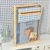Estojo de Caneta Destacável em L, Bolsa de Documentos de Malha Transparente, Bolsa de Documentos de Alta Qualidade para Estudante, Estojo de Caneta para Armazenamento por Matéria, Bolsa de Documentos