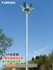 FONTE Fábrica levou poste alto Light Square Station Stadium iluminação ao ar livre ajustável luz de inundação poste alto poste de iluminação pública