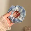 Accesorio para el Cabello Estilo Bosque con un Toque Francés de Alta Gama, Coletero Suave y Dulce, Coletero Estilo Coreano, Gran Adorno para el Cabello de Encaje para Mujeres