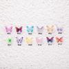 Estilo Idéntico al de Celebridad de Internet Joyería para Uñas ins Mariposa Aurora Acrílico Mini Tridimensional Decoración Fresca para Uñas diy