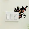 BRUP Monstruo Ojo Geométrico Oscuro Pegatina de Pared para Interruptor Ojo Curioso Creativo Pegatina de Pared de Halloween BR5726C