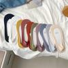 Calcetines invisibles finos de seda de hielo de verano color empeine bajo calcetines de barco para mujer marea ins color sólido calcetines para tacones altos talón antideslizante