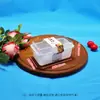 Caja de embalaje para sándwich individual/doble rollo de pollo para sándwich alimentos horneados de grado alimenticio caja de embalaje desechable al por mayor