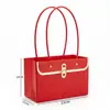 Bolsa para empaquetar flores, bolsa de mano floral, cesta de flores portátil, caja para arreglos florales, bolsa de regalo, bolsa impermeable para flores, caja de papel para empaquetar ramos