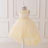 Vestido para Niños de Amazon Vestido Cola de Pato Vestido Grande para Niños Bordado Lateral con Cuentas Vestido de Cola Vestido de Fiesta para Niña Pequeña